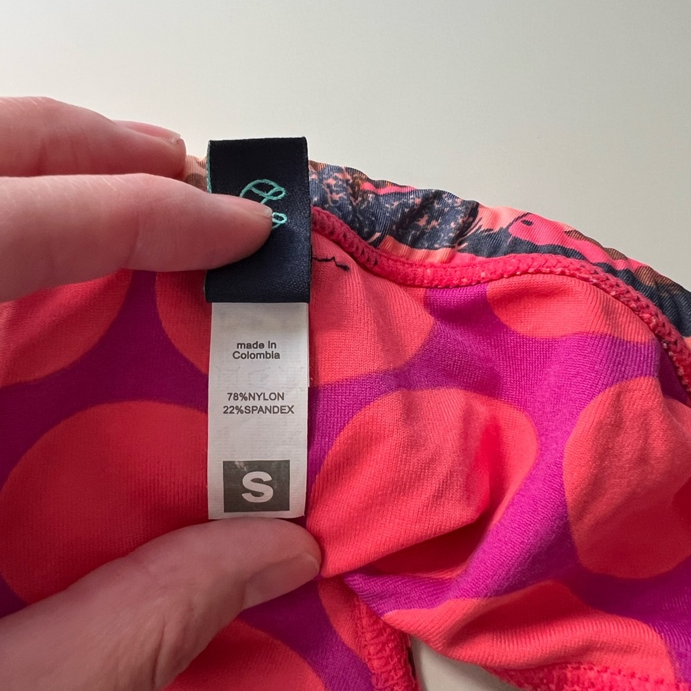 NWOT Maaji Ruched Cheeky Pink Floral Bikini Bottoms - Picture 4 of 7